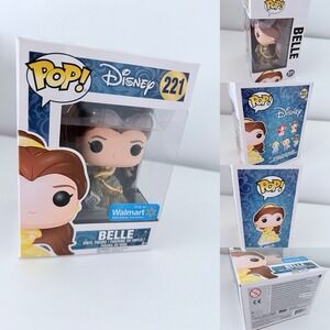 Funko Pop! Disney Beauty And The Beast Belle 221 Glitter Dress Walmart Exclusive